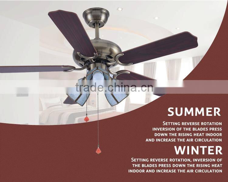 Small Outdoor White Lampshade Ceiling Fans With Light