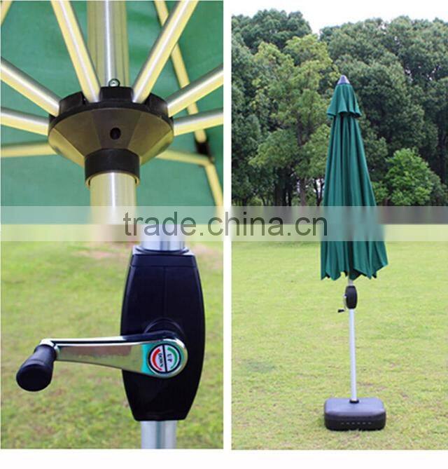 Wholesale 2.7m garden rain-proof straight pole aluminum umbrella