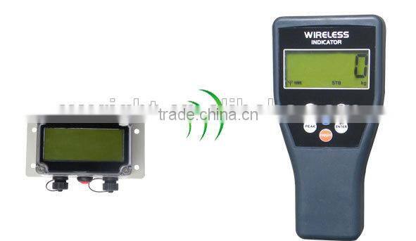 Waterproof weighing indicator and wireless transmitter