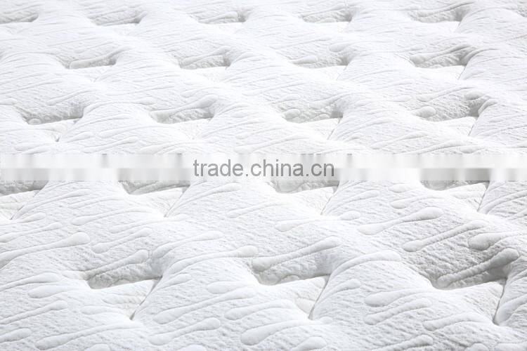 Removable pillow top pocket spring mattress for hotel furniture