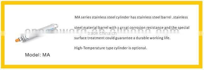 Stainless steel Pneumatic Air Cylinder, MI series