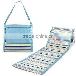 Outdoor folding padded beach mat, mat chair beach good quality folding chair mat-CH6002