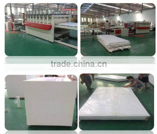 PVC foam board for concrete forming