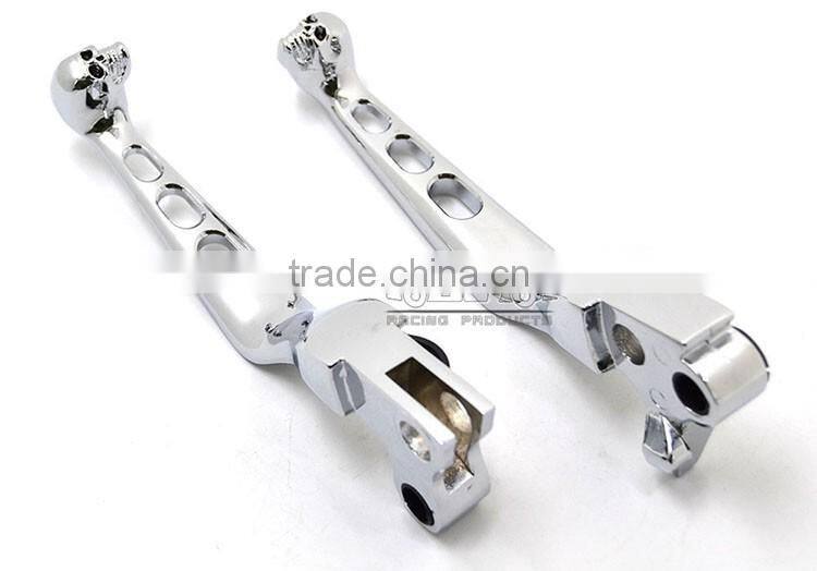BJ-LS241-020A-CR Alloy Chrome motorcycle clutch brake lever set for Harley Davidson