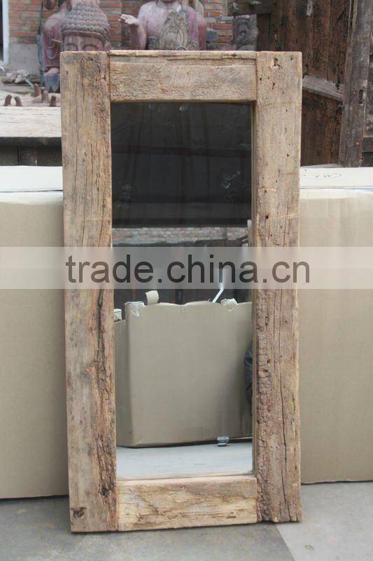 Chinese antique natural frame mirror