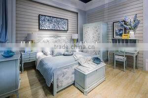 white wooden end table