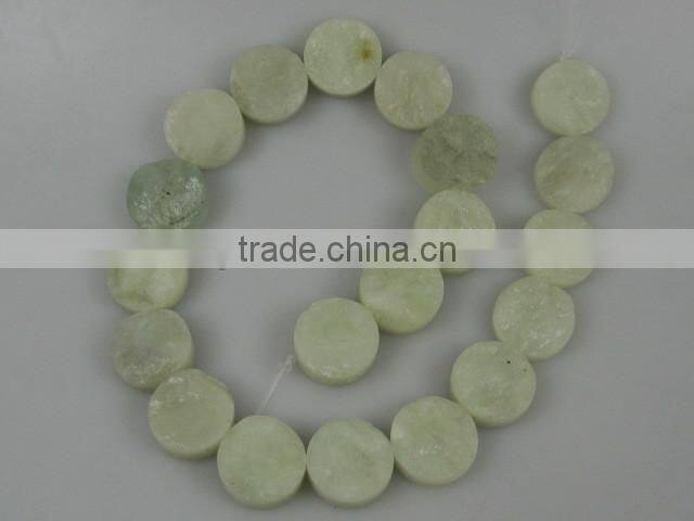 wholesale 20mm Network Stone rough coins semi loose precious gemstone