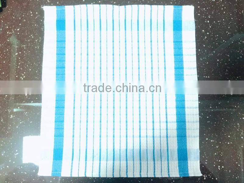 China supplie white and bule check tea towels