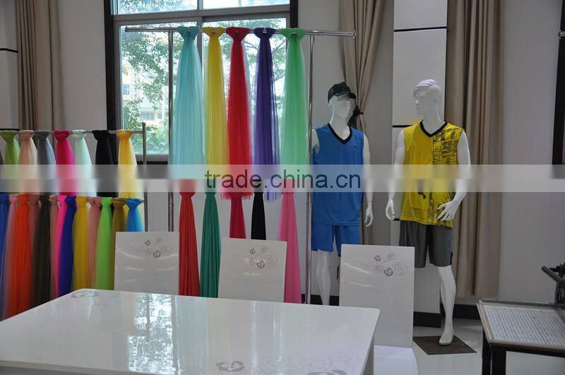 popular 20D 100% polyester bright mono net mesh fabric