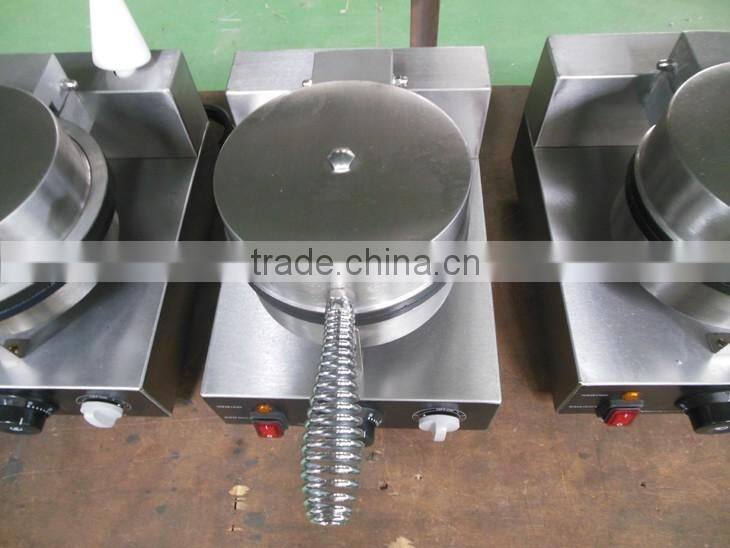 Commercial Restaurant Food Machinary Electric Waffle Maker/ Single Head Mesin Waffle UWB-1