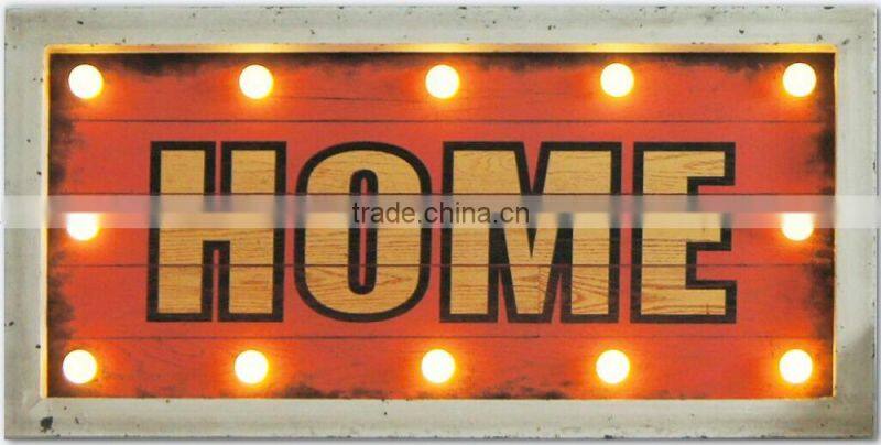 2016 Decoration Wall Art Decor with Romantic Light Modern LED Family Design