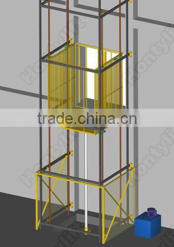 China supplier offers cheap cargo lift 4 meter height elevator/outdoor lift elevators