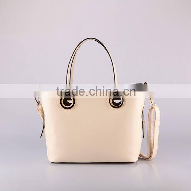 4121 Factory Price Beige Practical PU Material Modern Lady Purse