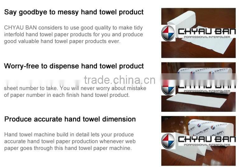 Film Wrapping Packing W Fold Hand Paper Towels Product Making Machinery