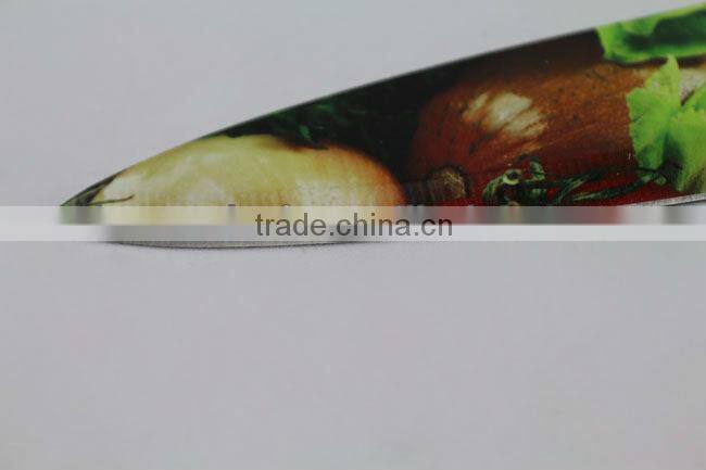 8''non-stick chef knife with anti-slip handle