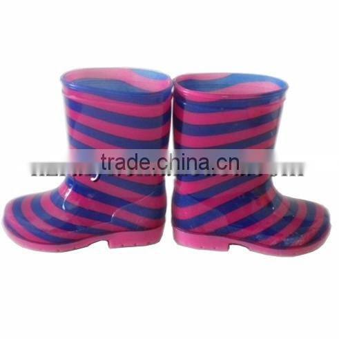 cheap kids pvc jelly zebra shoes construction