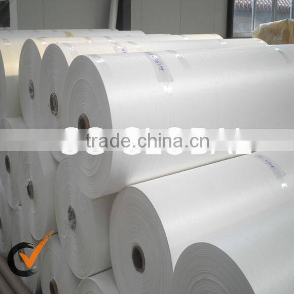 TUV INSPECTED FLAT PP WOVEN FABRIC IN ROLL