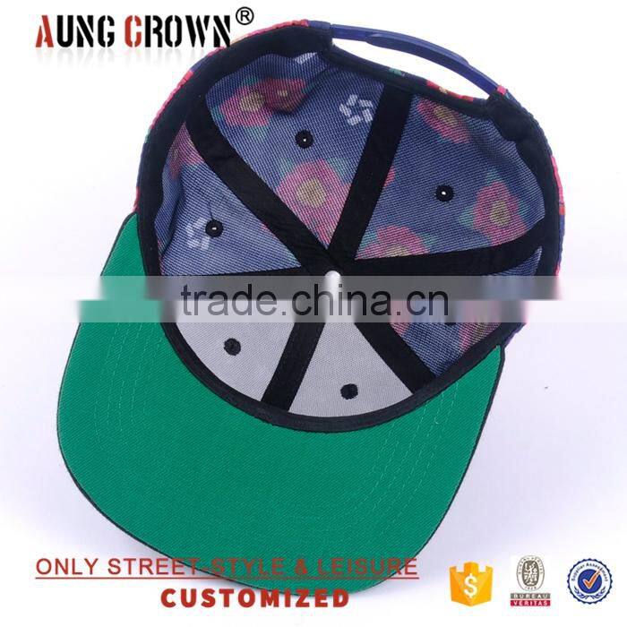 floral snapback hats custom 3d design custom snapback hats
