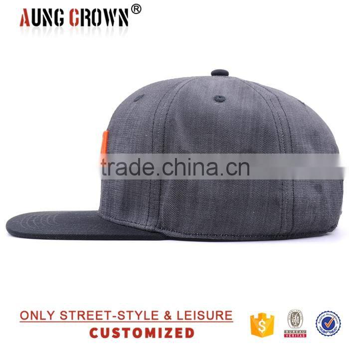 raised embroidery custom quality popular snapback cap