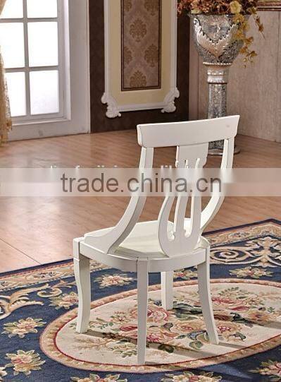 Home general use white wooden dining chair designs guangzhou