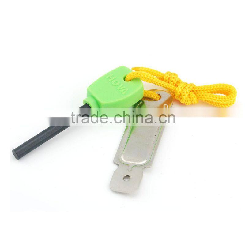 Fire Starter Rescue Survival Emergency Travel Flint--Red