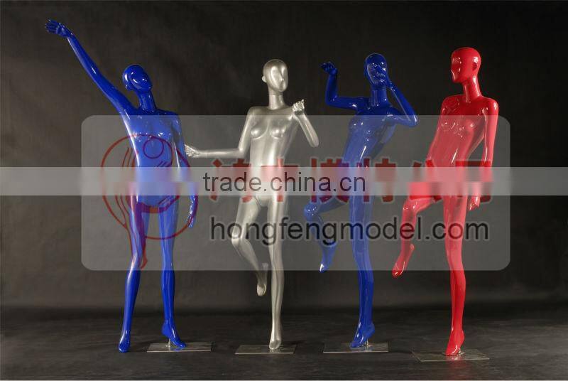 silver abstract face FRP male maniquiml/ male manikins/dress form(2011-89