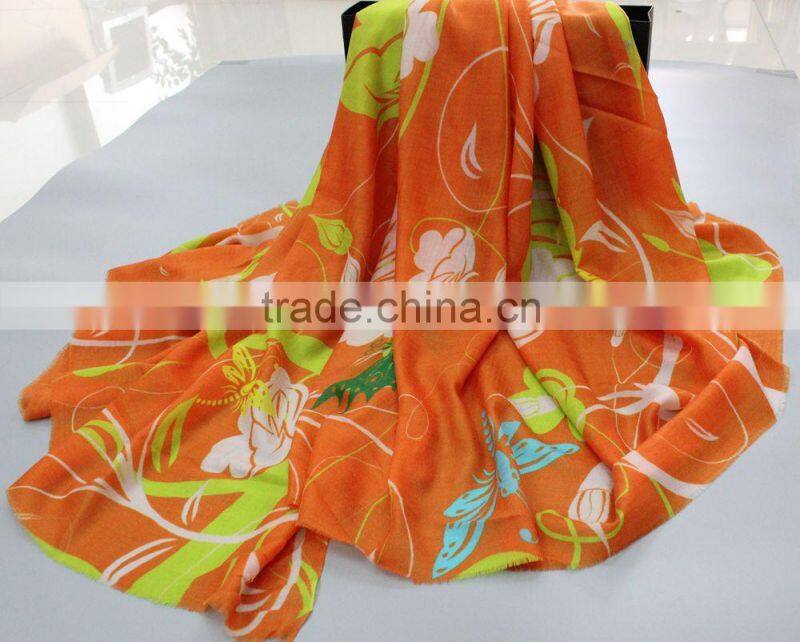 2015 scarf 100% wool Made in China