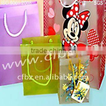 PVC Draw string plastic bag