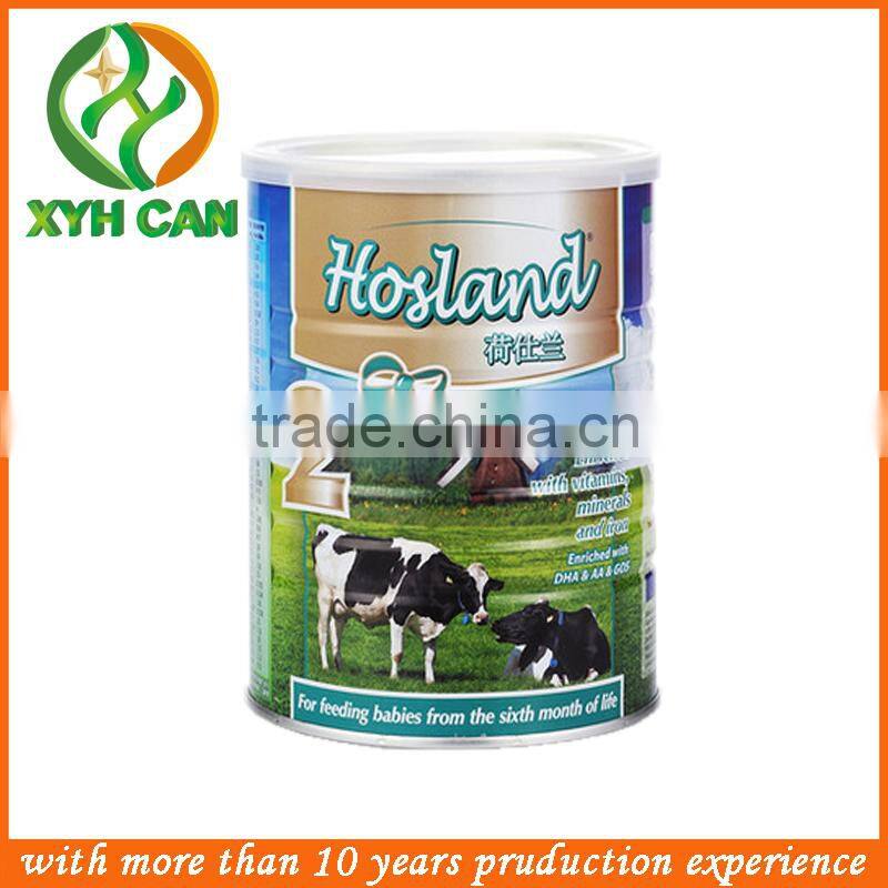 Milk powder tin cans from dust free workshop for 2015