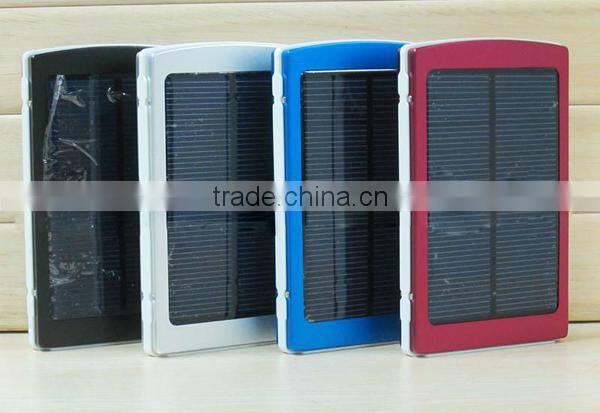 2015 Factory Price High Quality New Solar Power Bank Charger Products Distributor Slim Solar Power Bank 10000mah