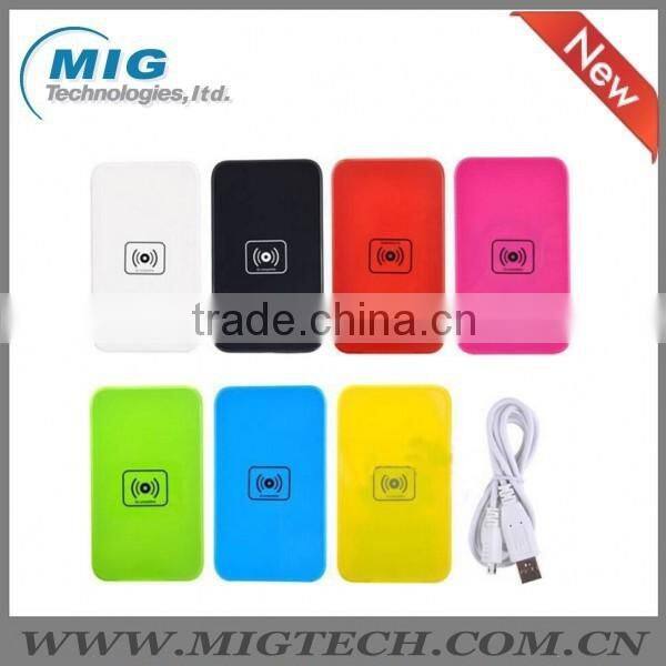 Cheaper price with high quality mobile phone wireless charger qi standard, super thin qi wireless charger pad with receivers