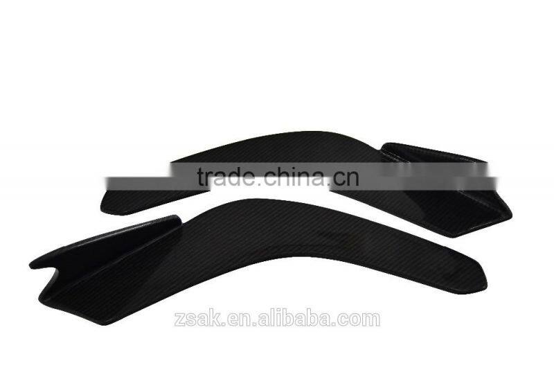 Universal carbon fiber front bumper lip diffuser