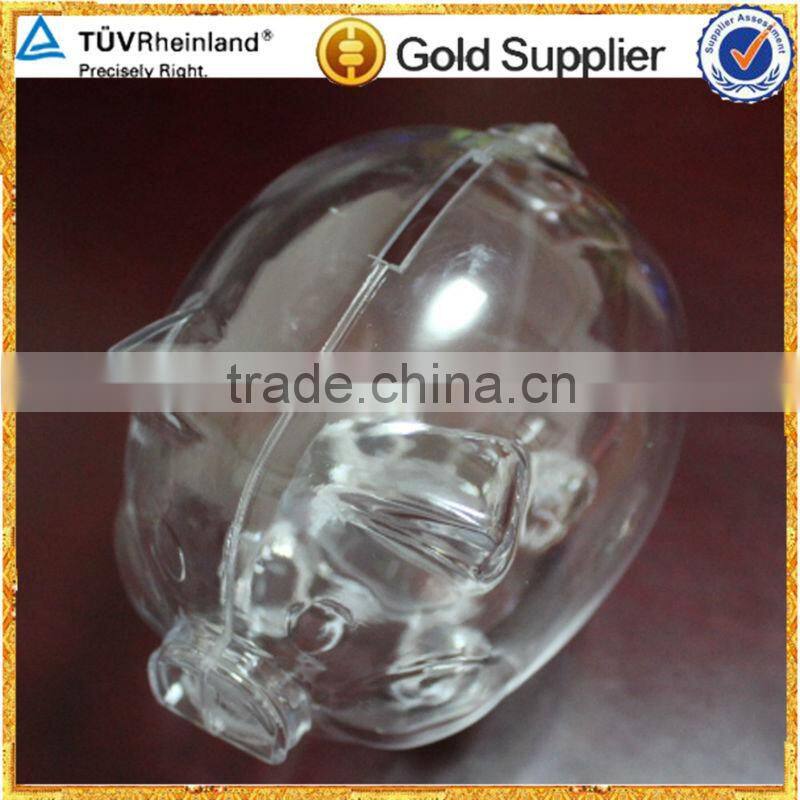 Cute piggy bank for plastic injection