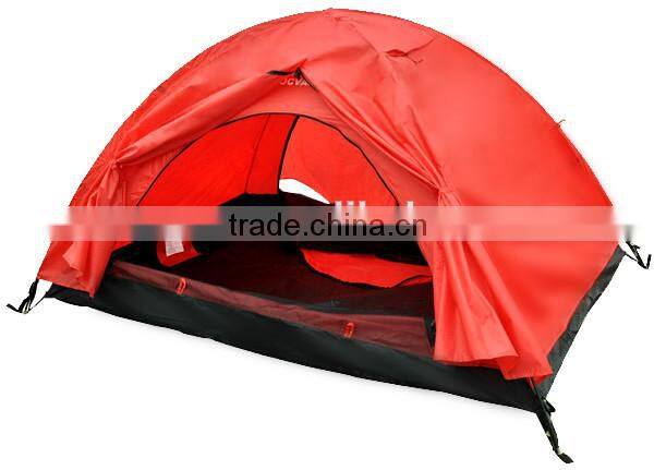 1-2 Person China family tents camping tent with fiberglass pole material