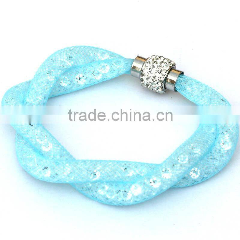 Crystal Beads Stardust Bracelet Slake Wrap Double Tour TENDANCE