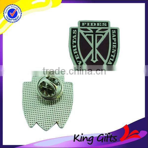 Newest design cheap custom school enamel pin badges