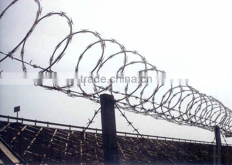 Galvanizined razor wire