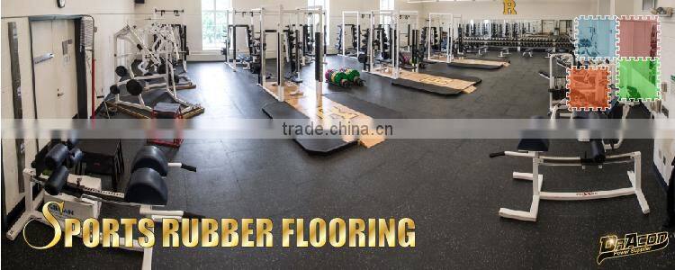 Professional EPDM Sparkled Gym Rubber Flooring