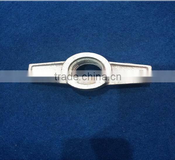 Q235 Galvanized Screw Jack Base /Scaffolding Fittings Jack Nut Use with Screw Rod