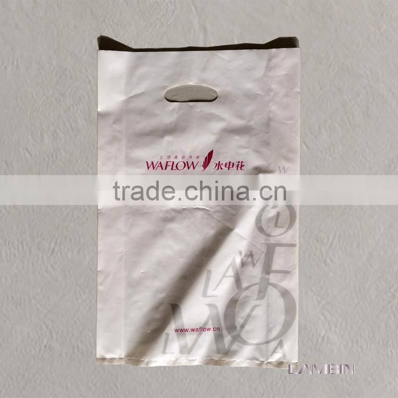 Factory customs transparent plastic packaging polybag for silk garments