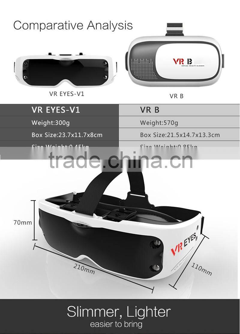 The newest Version Virtual Reality VR BOX 3D Glasses HD VR virtual reality 3d glasses