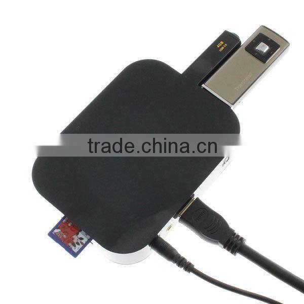 1080p USB Portable music Player For HD TV HD-MI external hdd media player mini hd media box 1080p