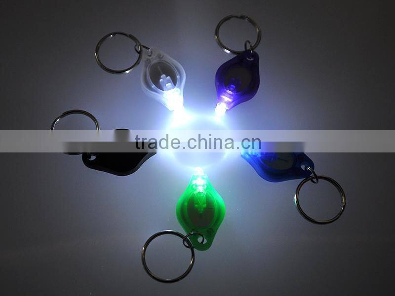 OEM 40000mcd White Light Promotional Led Key Chain Manufacturer China