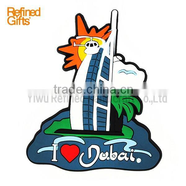 2016 Hot selling PVC Rubber Fridge Magnets