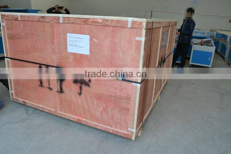 Acrylic/plastic/die board /wood/fabric 150w co2 laser cutter for sale