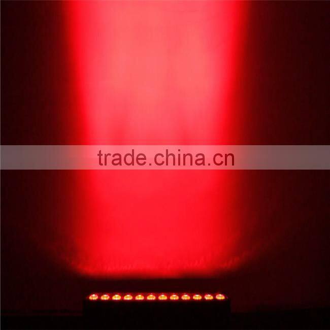 LED Wall Washer Battery Powered Wireless DMX Outdoor Bar, 12xTri-RGB