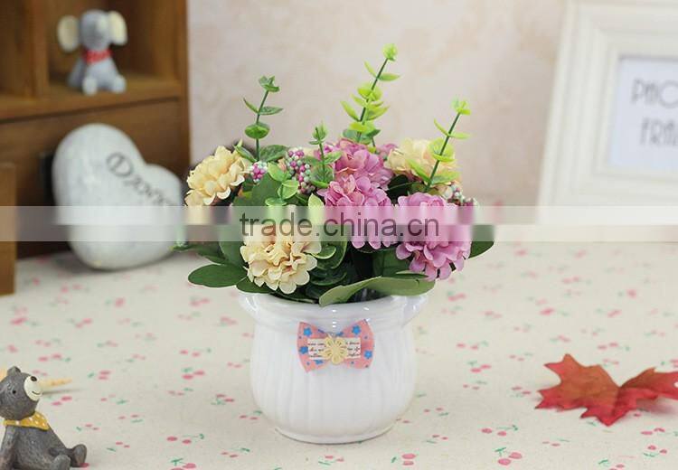 Wedding wholesale hydrangea artificial silk flowers