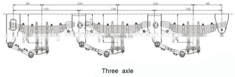 high quality Mechanical suspension for truck