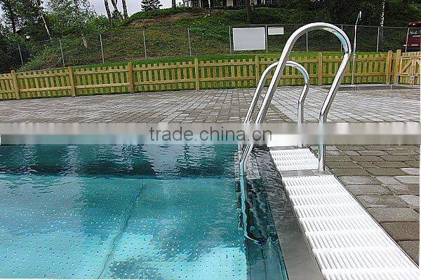 195mm by 195mm stainless steel 304 drain gutter cover swimming pool gutter grating