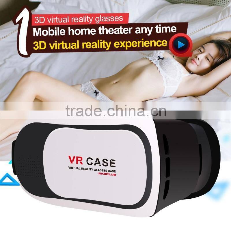 Plastic cardboard 3D Vr Virtual Reality case Figment VR/vr box for mobile phone